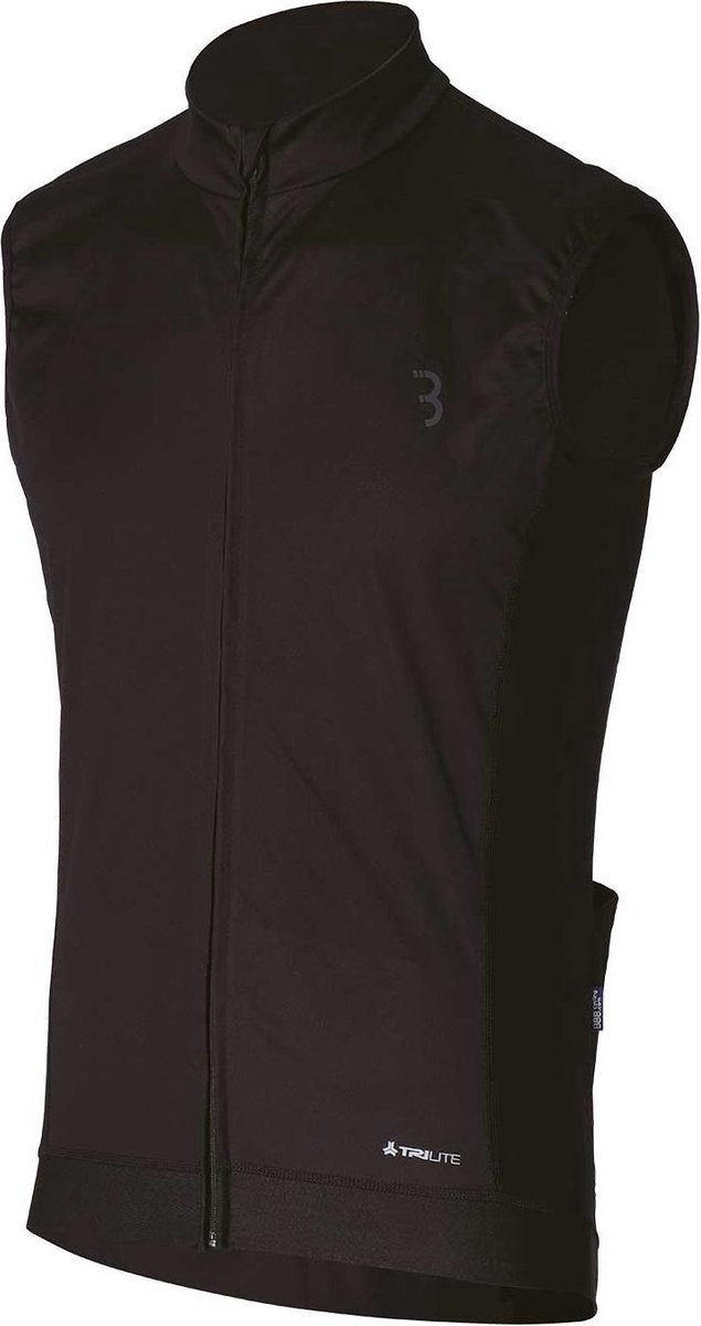 BBB Cycling Windvest Wielrennen - TriGuard Fietsjack - 5 - 20 °C - Mouwloze Windstopper Heren - Waterbestendig - Windjack Wielrennen - Maat XL - BBW-282