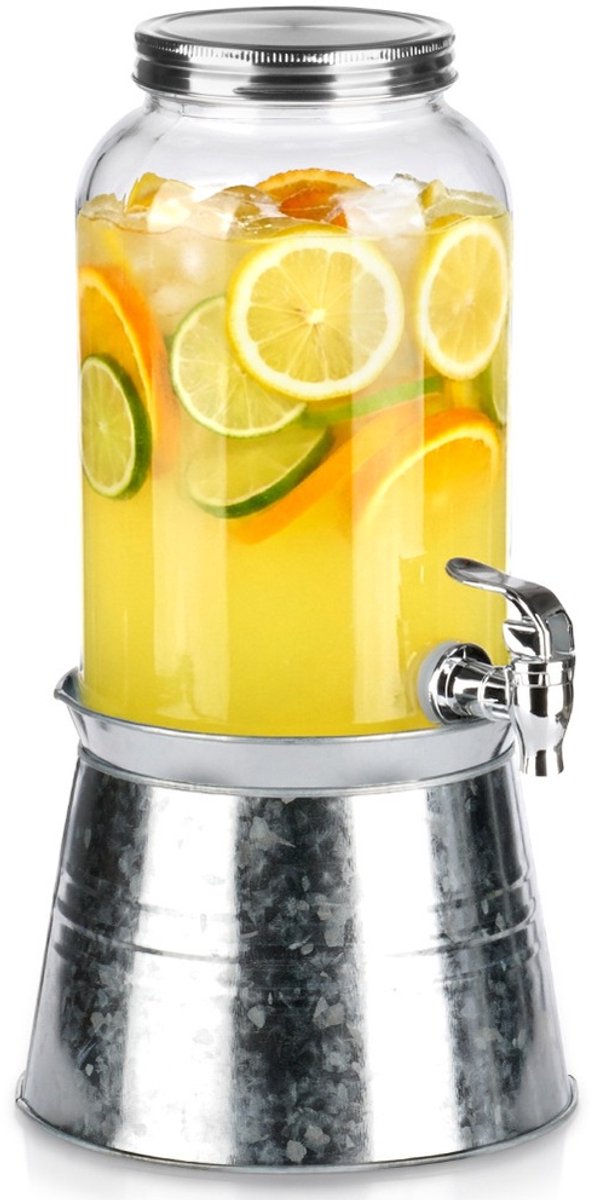 Drankdispenser met Kraan en Standaard 3,2 l - Kraantje - Limonadetap - Drank Dispenser - Limonadedispenser - Kan - Karaffe