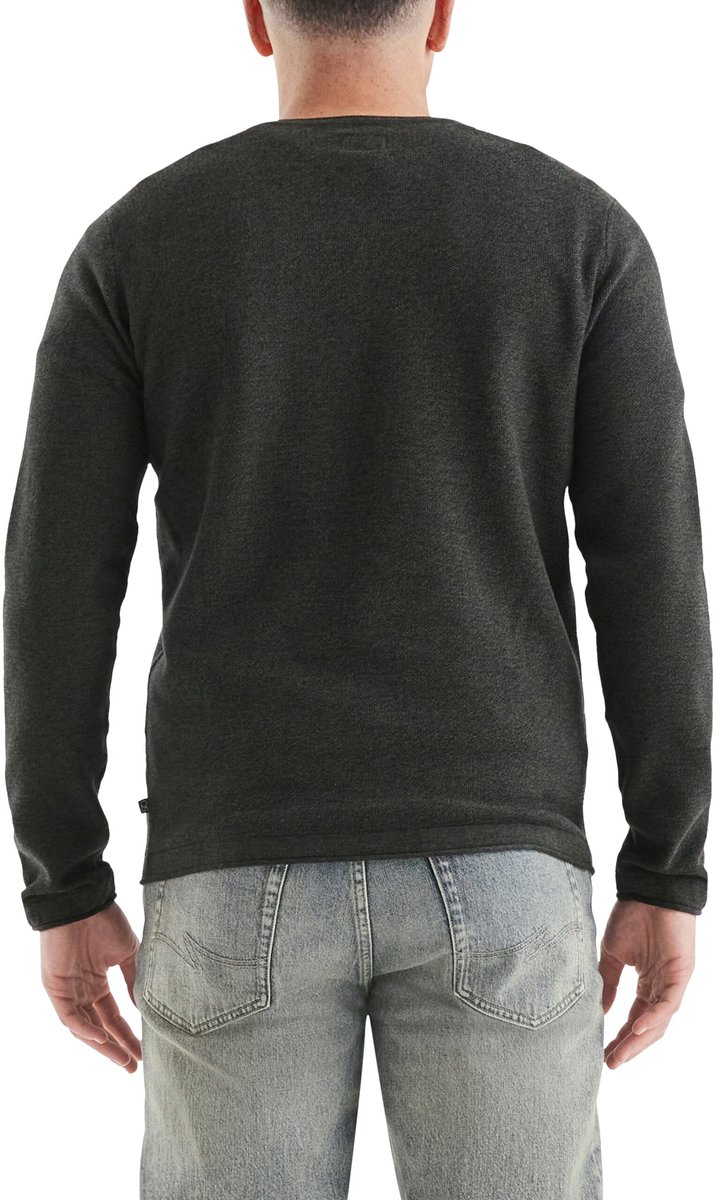 Q/S designed by - Heren pull - Maat XXL - Mannen - 99W0 GREY/BLACK - katoen — cadeau in Cadeau-ideeën - foto 6