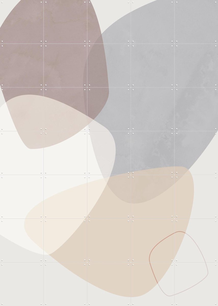 IXXI Graphic 192, Mareike Böhmer - 100 x 140 cm - Gratis ophangtool - Grote wanddecoratie en posters - Abstract, Minimalisme, Geometrische Kunst