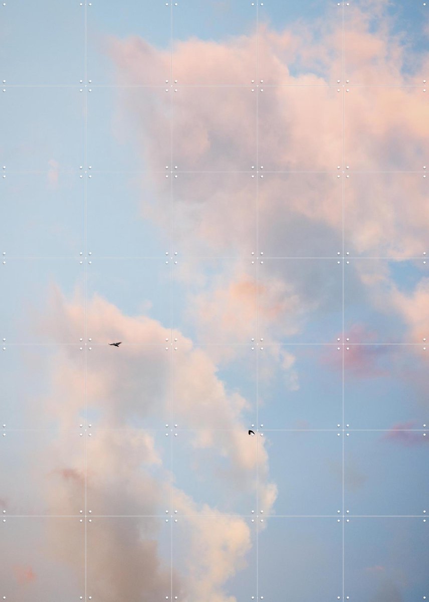 IXXI Pastel Sky 17, Mareike Böhmer - 100 x 140 cm - Gratis ophangtool - Grote wanddecoratie en posters - Naturalisme, Minimalisme, Realisme