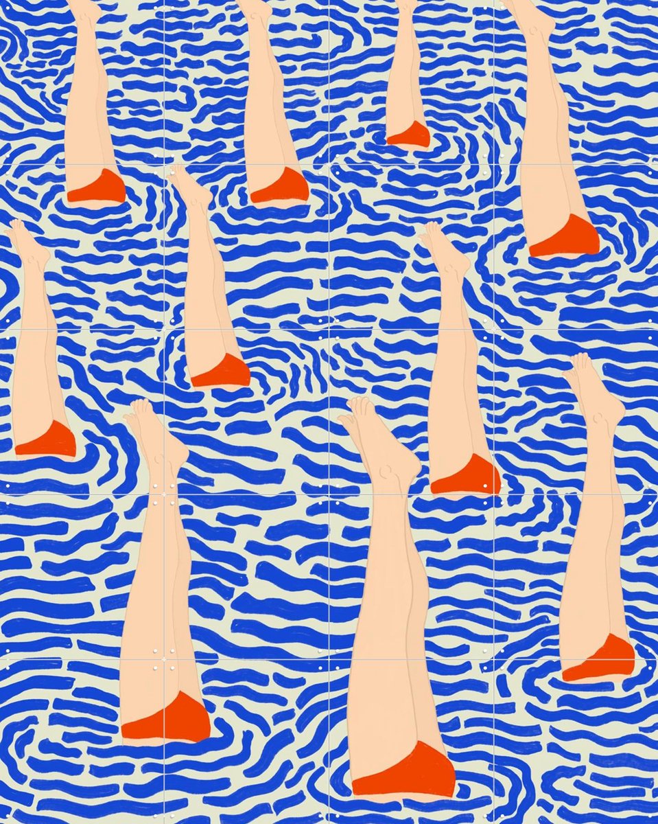 IXXI BaApistas, Jota de Jai & Various - 80 x 100 cm - Gratis ophangtool - Grote wanddecoratie en posters - Illustraties, Digitale Kunst, Kleurrijk