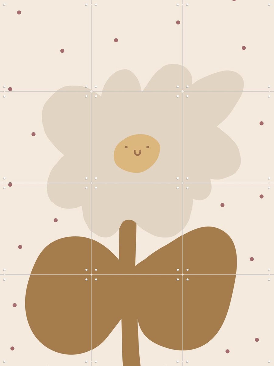 IXXI Whoopsie Daisy, Little Otja - 60 x 80 cm - Gratis ophangtool - Grote wanddecoratie en posters - Speels, Cartoonesk, Illustraties, Grafisch