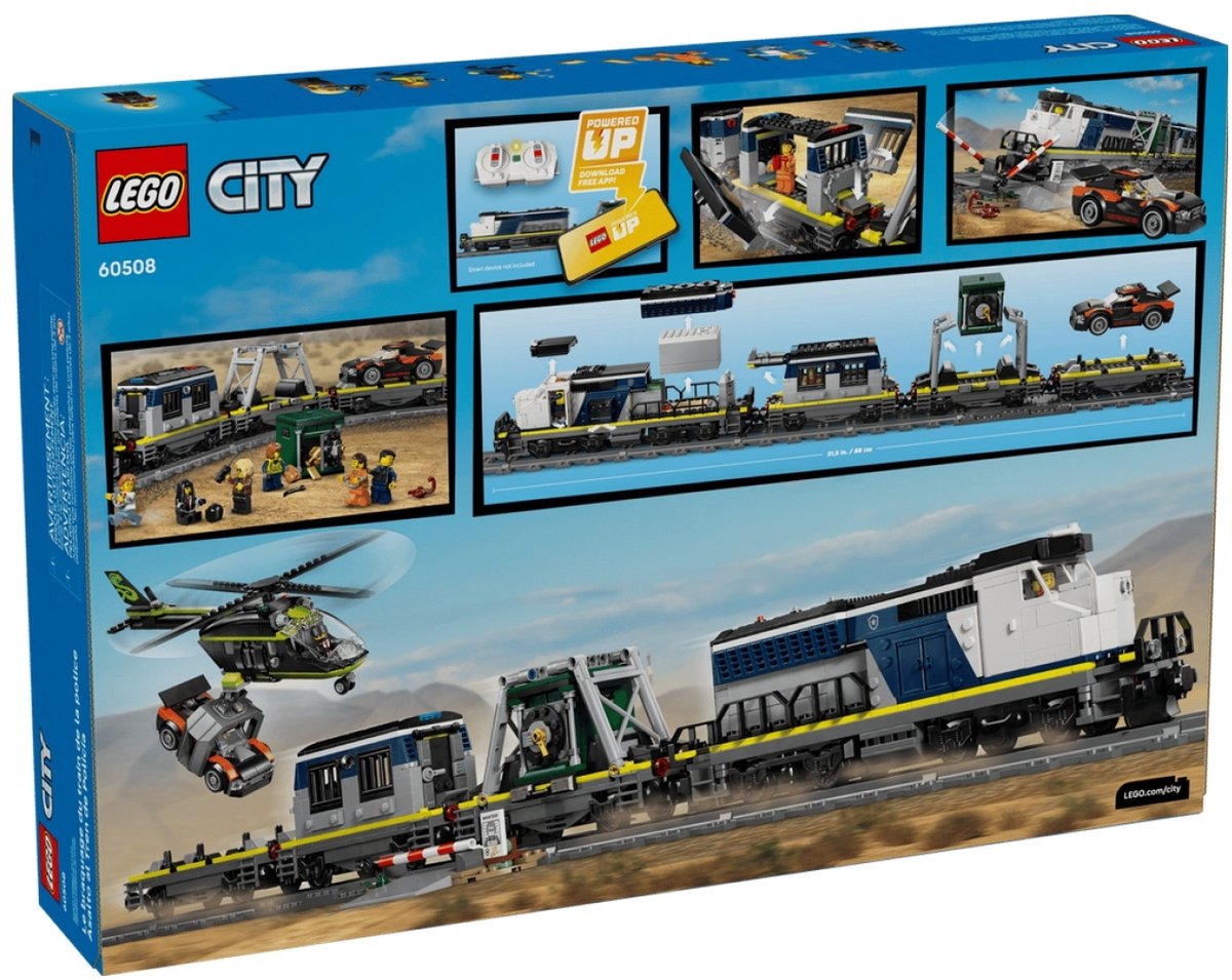 LEGO® City Overval op Politietrein - Speelgoedtreinset - 60508 – foto 7