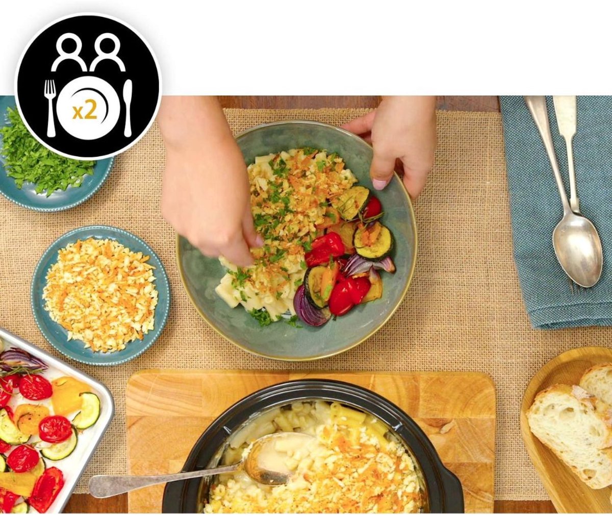 Groupe SEB DnA® Slowcooker Met Timer - Zwart 28cm - afbeelding 3