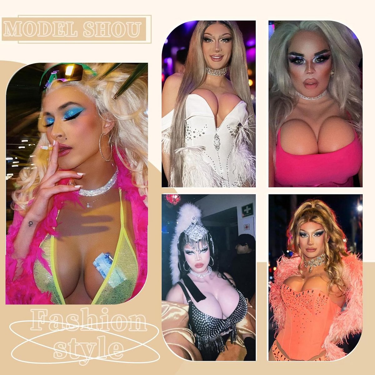 Realistische Siliconen Borstprotheses voor Crossdressers en Cosplay - C tot G Cup