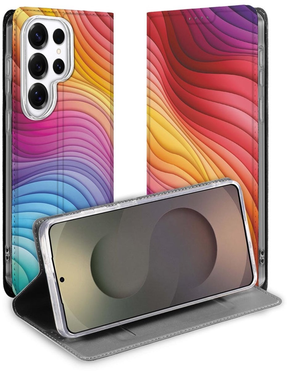 Book Wallet Case Samsung Galaxy S26 Ultra Regenboog