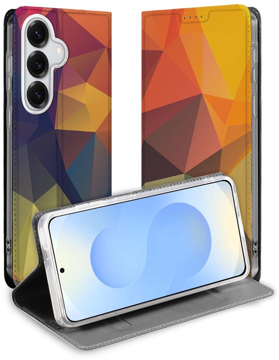 Book Case Samsung Galaxy S26+ Polygon Color
