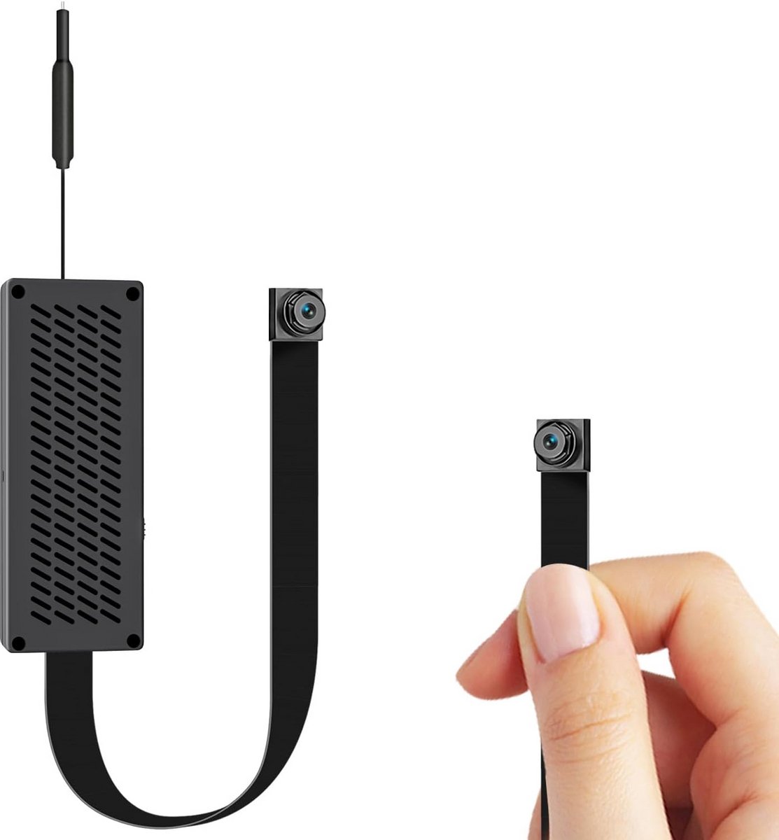 Draadloze Mini Spy Camera 4K Ultra HD - Wifi Beveiligingscamera Binnen & Buiten Draagbaar