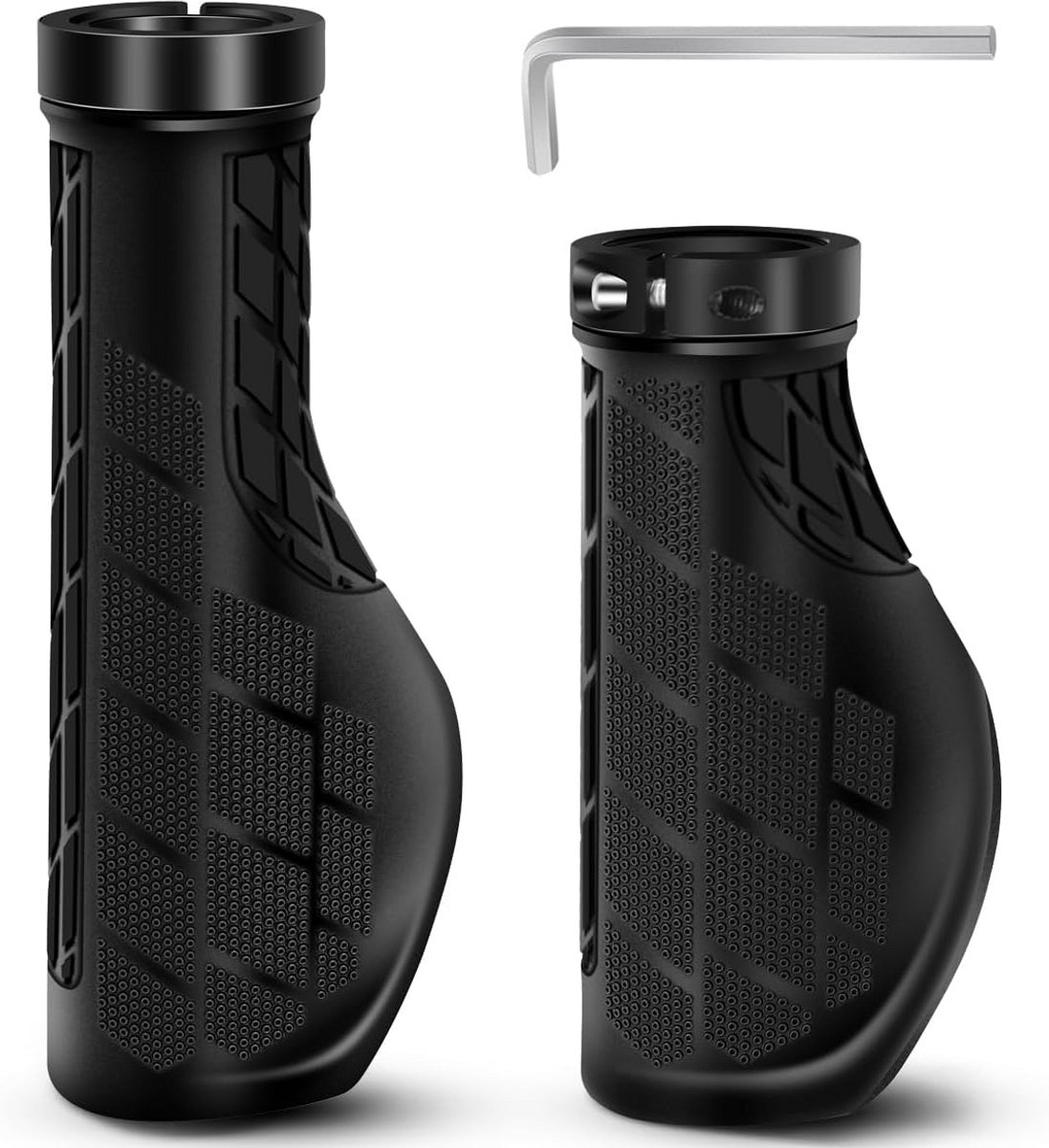 Ergonomische Rubber Fietshandgrepen 22 mm – Antislip Mountainbike Stuurgrepen