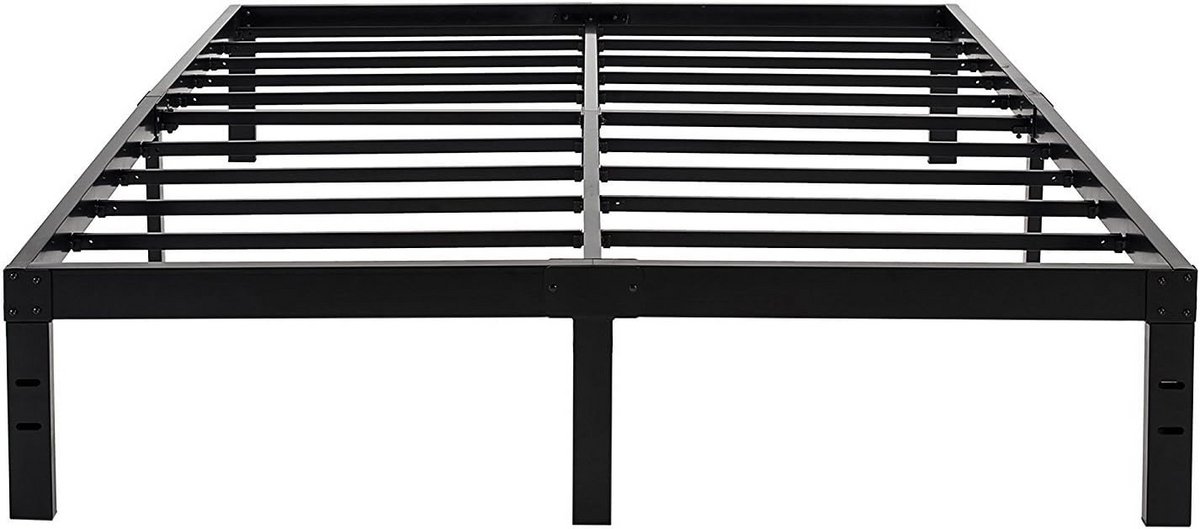 Versterkt Platform Bedframe 35 cm Hoog Met Stalen Latten Gunstig Voor Alle Matrasmaten
