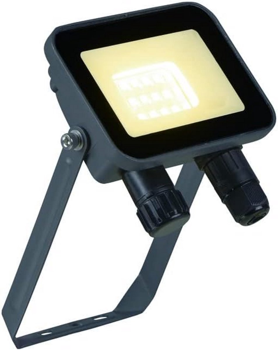 LED wand- en plafondlamp FLOODI S - zwenkbare buitenverlichting voor muren en paden - IP65 - 3000K - 9,3W - 1040 lumen - antraciet