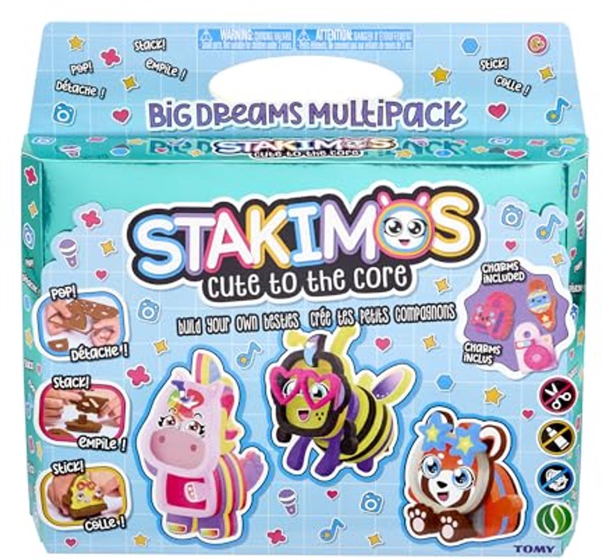 Tomy knutselset Big Dreams 3 Pack - creatief speelgoed voor kinderen.
