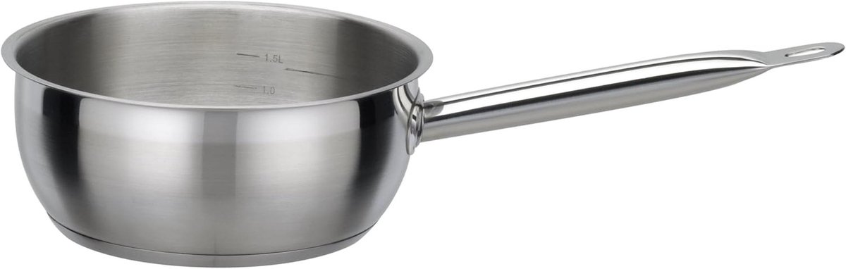 Gastro Le Chef Sauteuse 20 cm - Traditionele Steelpan voor Sauteren