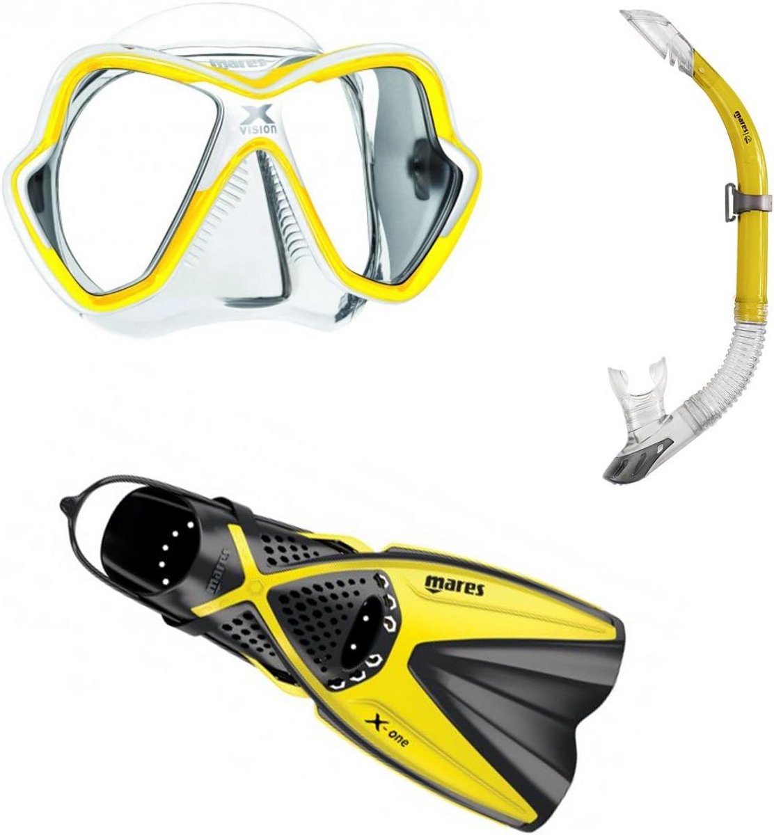 Complete Duikset met Duikmasker, Snorkel en Vinnen (Maat 35-47)
