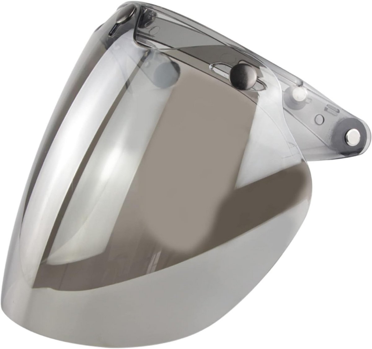 Universele Motorhelm Vizier 3-Snap Bubble Windscherm