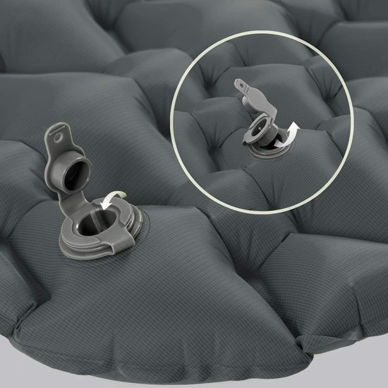 Ultralichte Opblaasbare Slaapmat 6,5 cm Dik - Compact en Vochtbestendig voor Kamperen en Backpacken — afbeelding 5