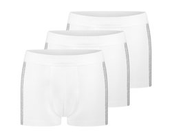 Schiesser 3 PACK Shorts 95/5 Stretch - Heren Onderbroek - wit