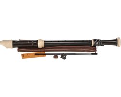 Aulos C-tenorblokfluit Symphony 511B | Barokvingerwerk, ABS-kunststof, Duimsteun, Compleet met Toebehoren