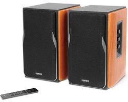 Edifier R1380DB-BR Luidspreker 42 W Zwart, Bruin Draadloos en Bedraad