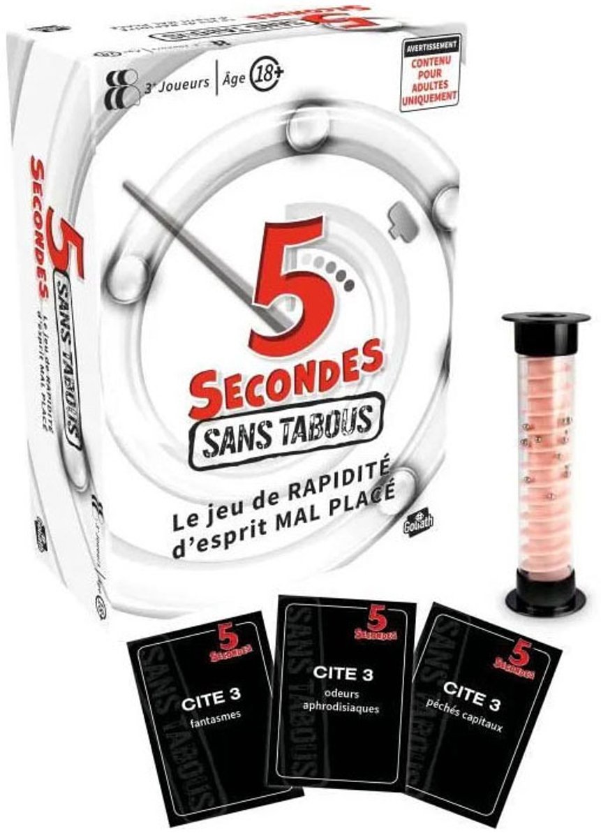 Goliath gezelschapsspel 5 Seconds Uncensored partyspel volwassenen. — cadeau in Partyspellen - foto 2