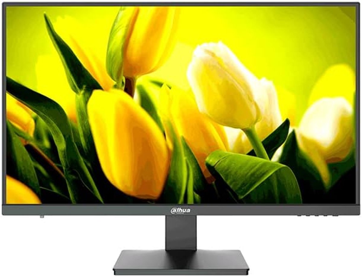 27 Inch Monitor - Beeldscherm Computer - Surveillance Beelden - Full HD Resolutie - 75Hz Verversingssnelheid - Zwart