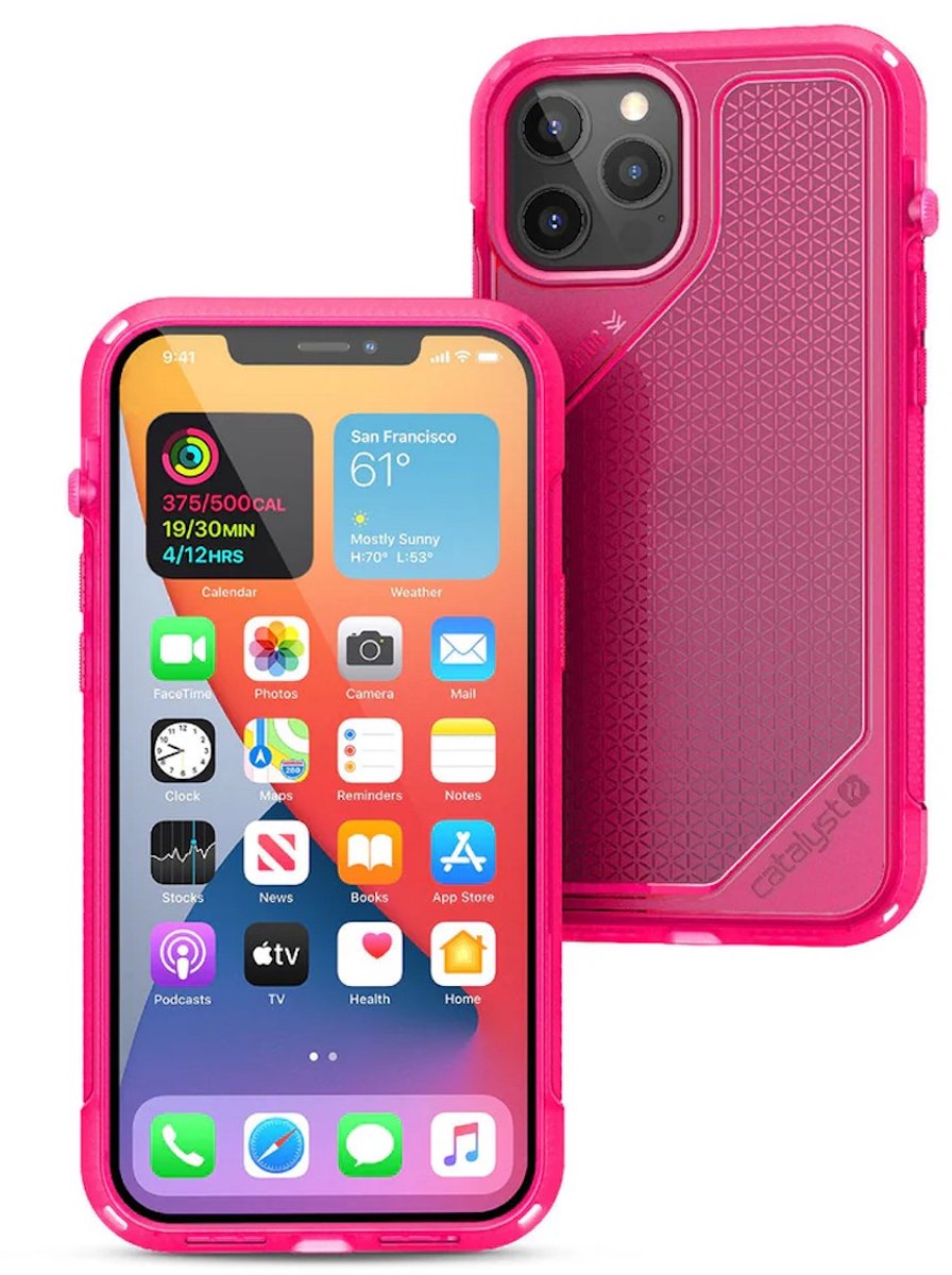 Catalyst Vibe Case iPhone 12 Pro Max Neon Pink