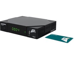 Satellietontvanger - DVB-S2 ontvanger - Televisie kijken - Full HD resolutie - 950 g - Zwart