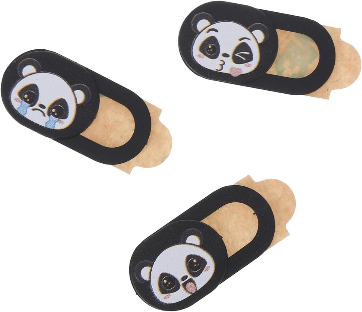 Webcam Cover - Privacy Sticker - Digitale Veiligheid - Ultra Dun Profiel - 1.8cm x 1cm - Zwart