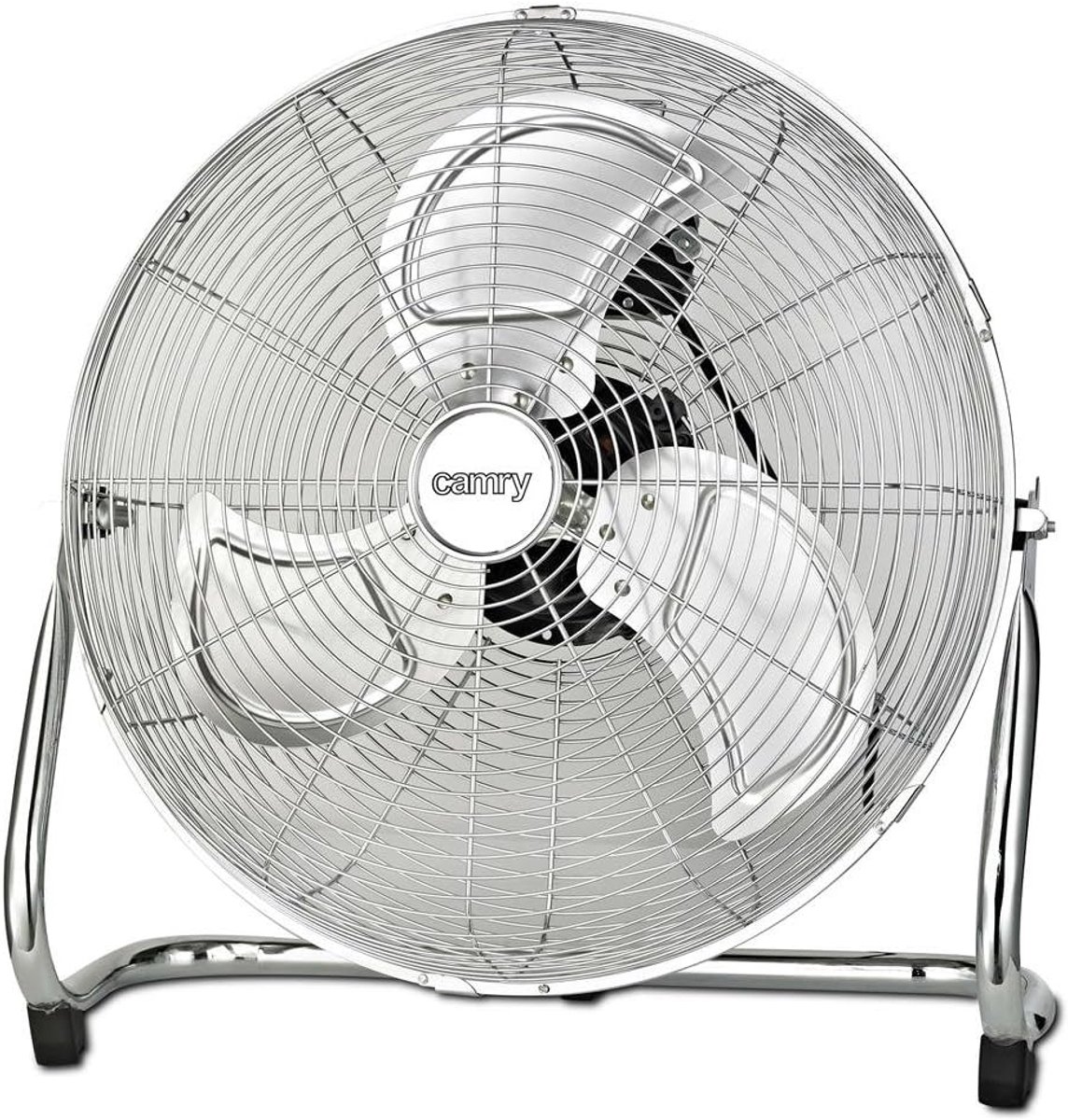 Luchtcirculatieventilator - Industriële Ventilator - Ruimte Koeling - Stabiele Metalen Constructie - 45 cm Blad - Chroom