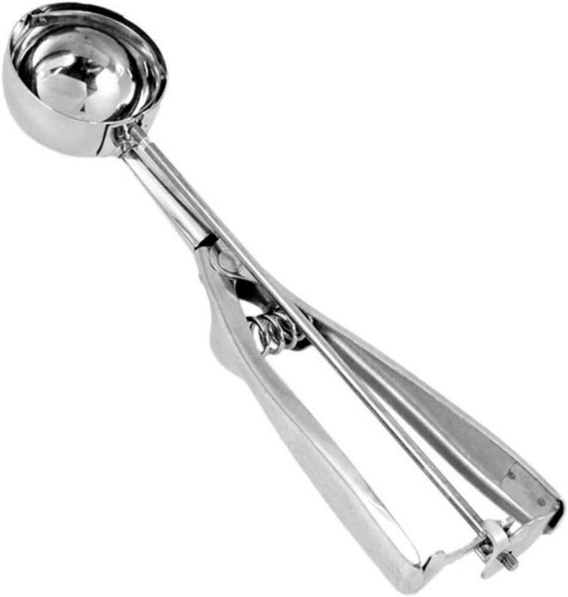 IJsschep - Koekjeslepel - Keuken Gadget - Met Trekkerontgrendeling - 6CM Diameter - Metaal