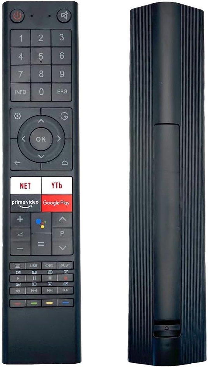 Universele Afstandsbediening - TV Controller - Televisie Bediening - Geen Programmering Nodig - 21 x 5 x 2 cm - Zwart