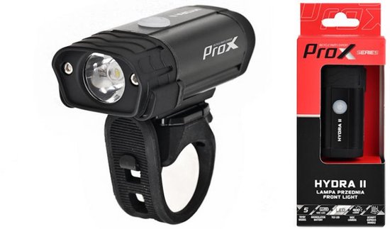 ProX Hydra II Series - Voorlamp Fiets - 400 Lumen - USB-C Oplaadbaar - Inclusief GoPro Mount — afbeelding 2