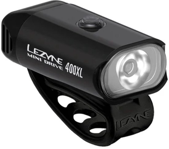 Lezyne Mini Drive 400XL - LED Fietslamp Voor - Draadloos Oplaadbaar Fietslicht - Ingebouwde USB-Stick - 8 Standen - Veiligheidslampjes Fiets - Waterdichte Fietsverlichting - Aluminium - Zwart — afbeelding 3