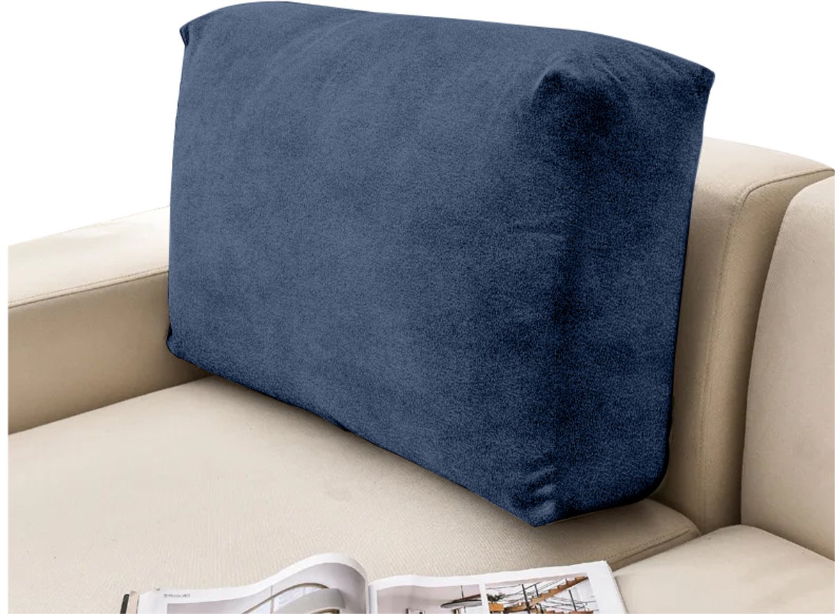 Meble odNowa - Hoes voor Bankkussen - Fluweel - Blauw