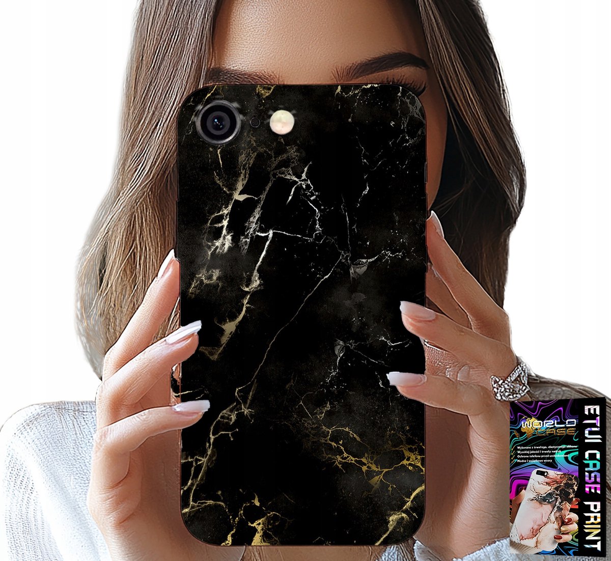 HOESJE VOOR IPHONE 6 / 6S - ELEGANT STEENPATROON
