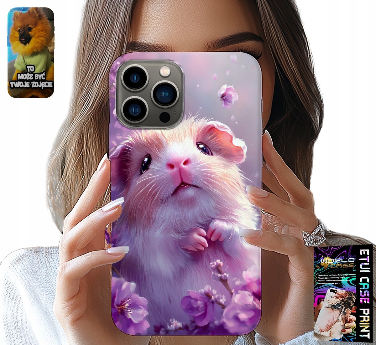 iPhone 13 Pro hoesje - Leuke hamster- en knaagdierpatronen voor kinderen