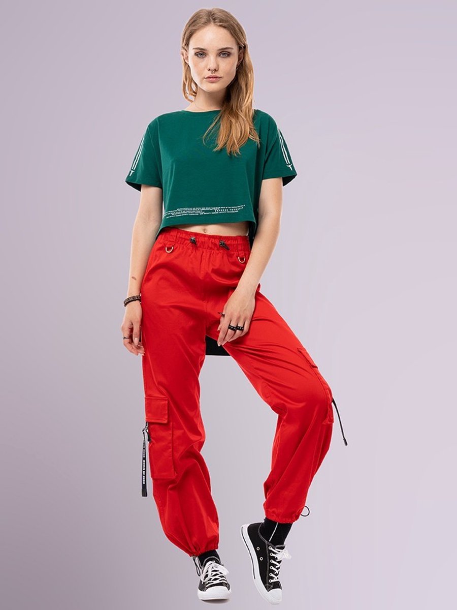 1'618 Cargo Pants - Tomato Red