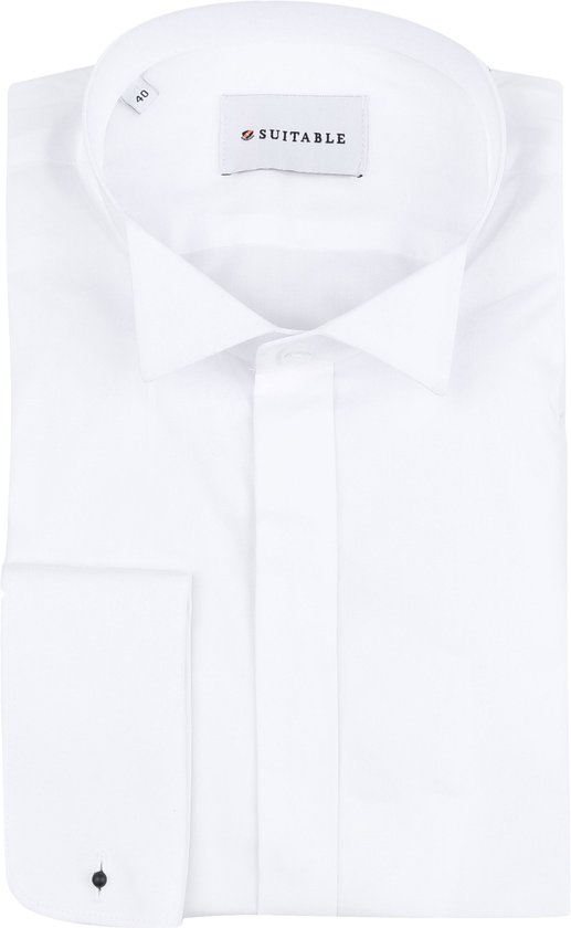Chemise de Smoking Miami Wit - Taille 42 - Homme