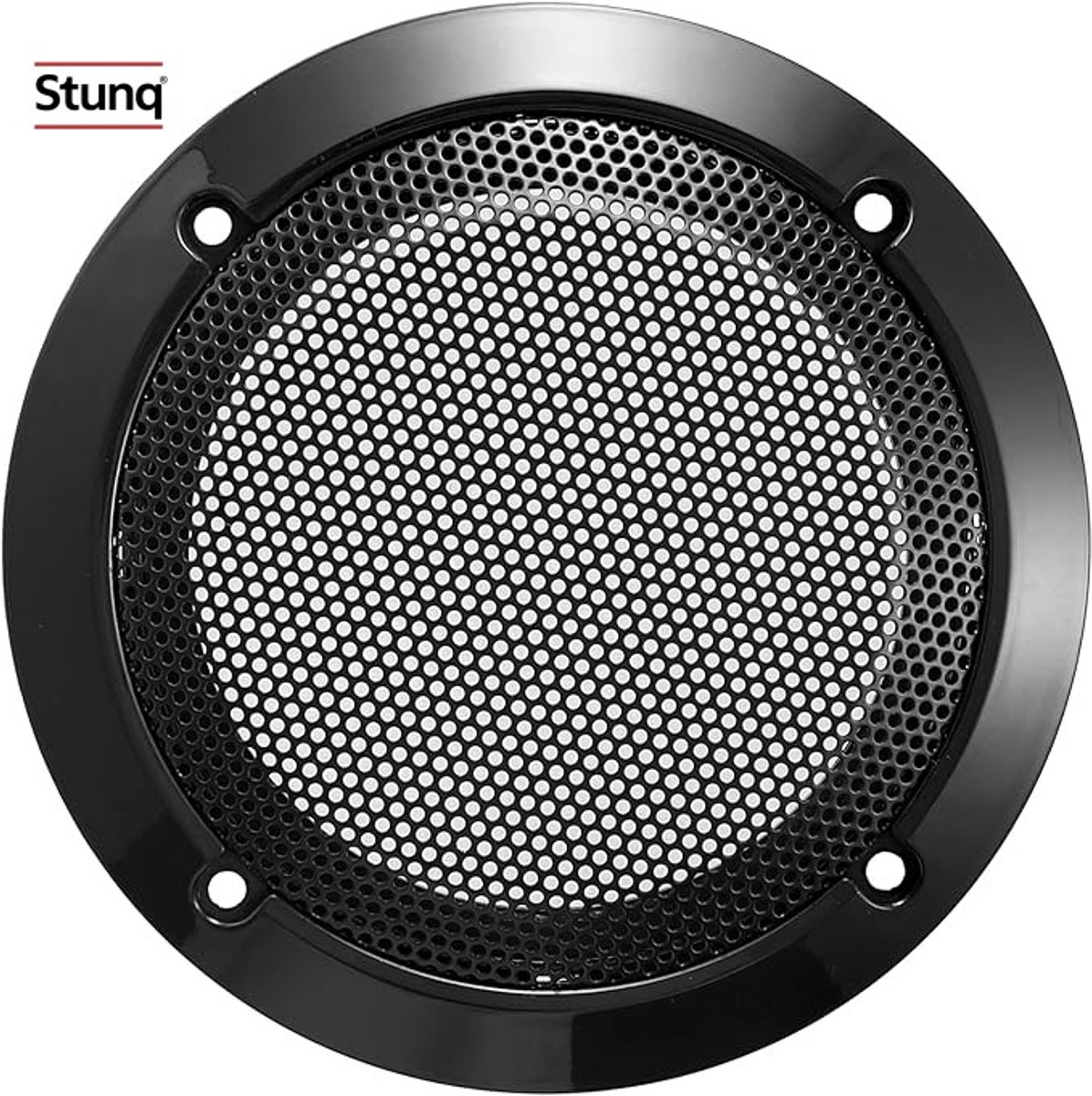 Auto luidspreker grill afdekking voor woofer bescherming in metaal zwart 4,57 inch