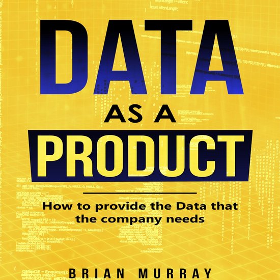 Data as a Product - cover