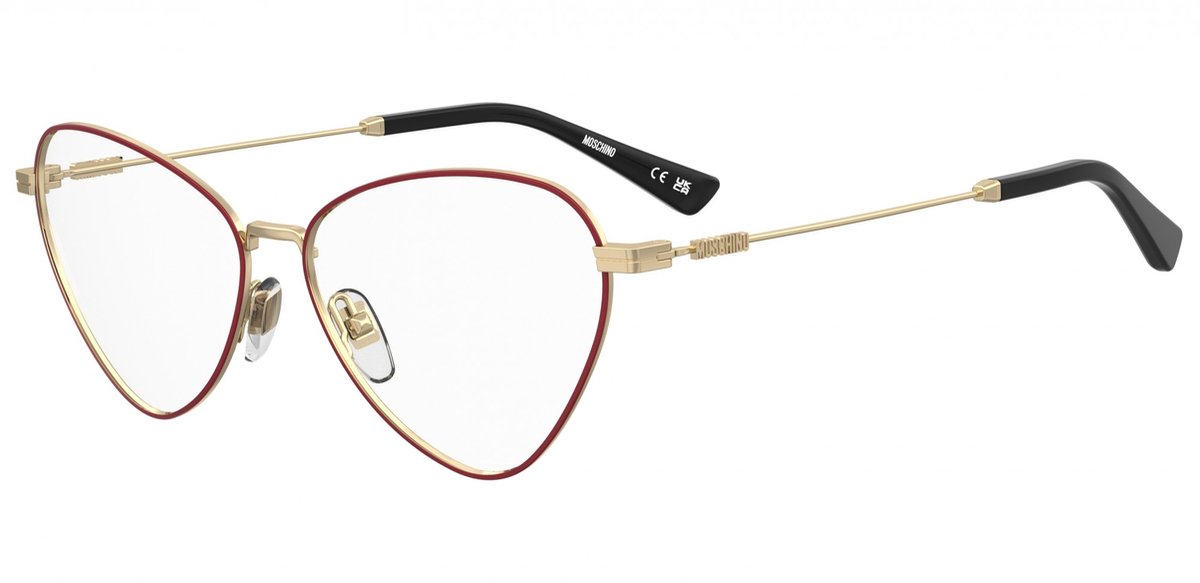 Moschino MOS648 Red gold 56/14/140 WOMAN Brilmonturen