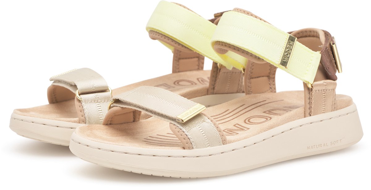 Woden Line Sandalen Wit EU 37 Vrouw