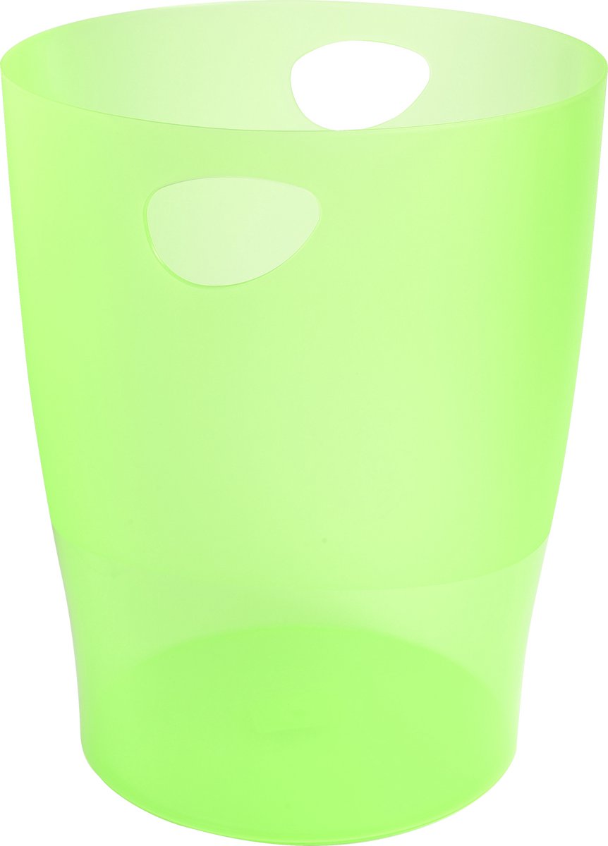 Exacompta 8x Papiermand met grote capaciteit van 15 liter. - Appelgroen - 45397D