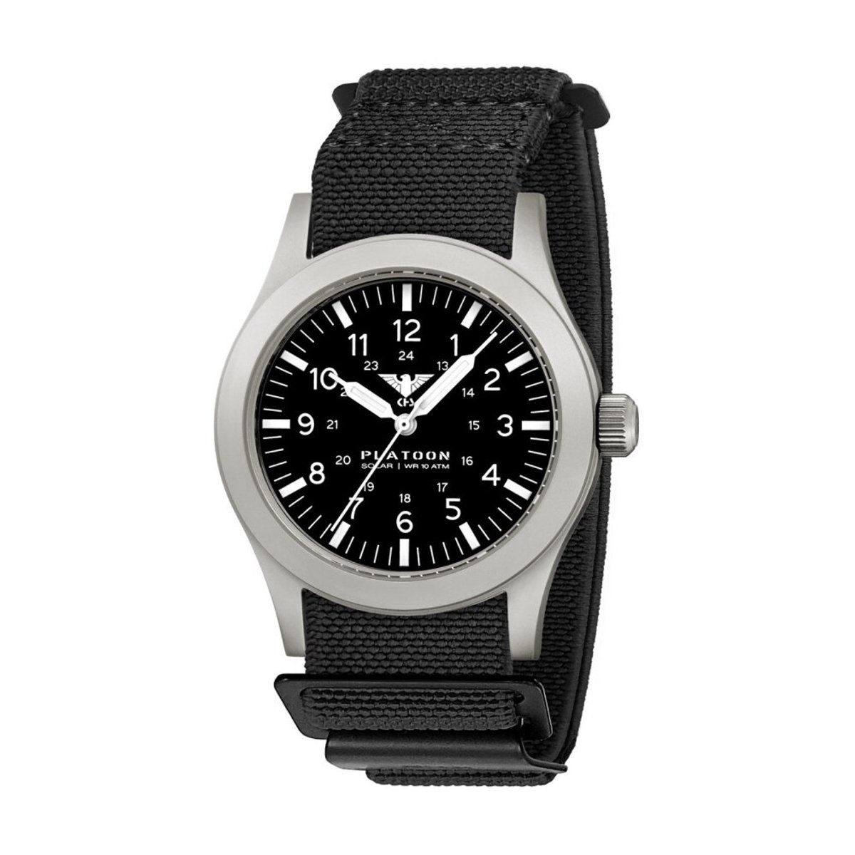 KHS - KHS.PLASS.DFB - Polshorloge - Heren - Solar - PLATOON Steel Solar