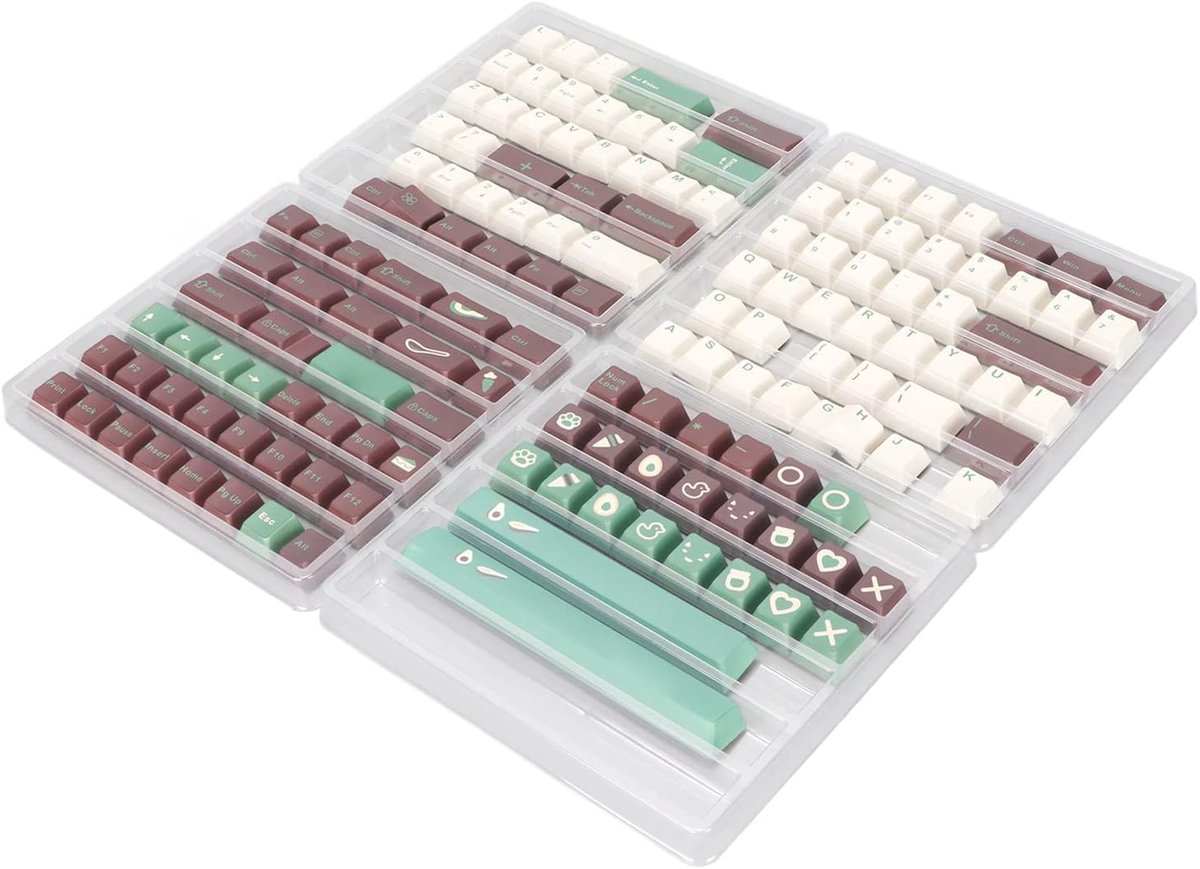 PBT Keycaps - Keycaps Set - Mechanisch Toetsenbord - 143 Stuks - Cherry Hoogte