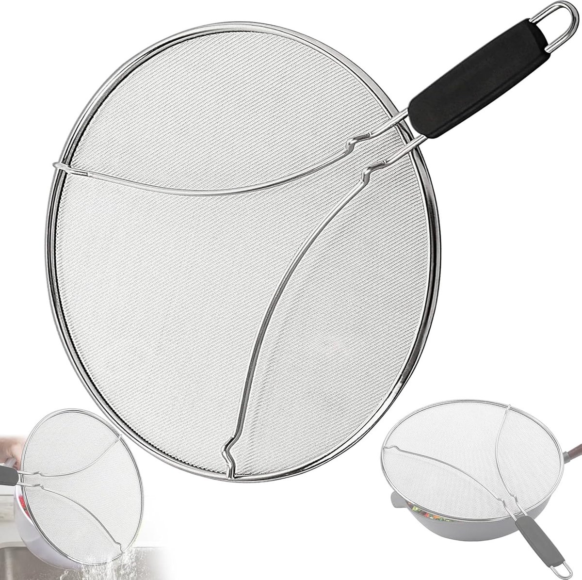 13-inch geperforeerd spatbord van roestvrij staal voor in de keuken