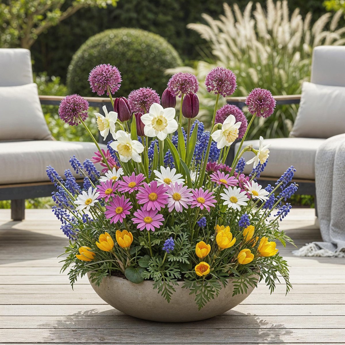 Green boutiQ - 125x Bulb Garden Mix - Bollentuinmix - Diversen - Zomerbloeier - Bolmaat 10/12