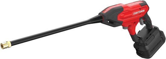 Hogedrukreiniger - Draagbare Krachtreiniger - Buiten Reinigen - 5x Slangdruk - 350 PSI - Rood van Merkloos	 — afbeelding 4