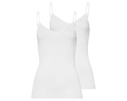 Hanro Dames spaghettitop 2 pack Cotton Seamless